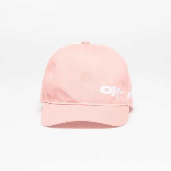 OFF-WHITE KIDS Kapa Off-White Kids Type Graphic Baseball Cap Pink/ White II