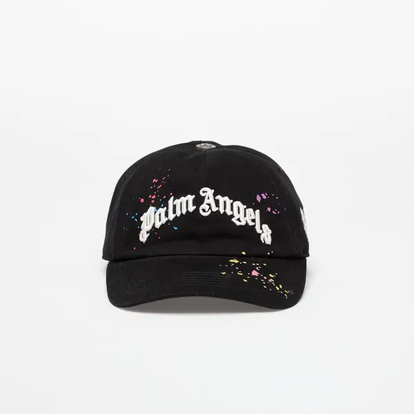 Palm Angels Kapa Palm Angels Curved Logo Painted Cap Black/ Multicolor Universal