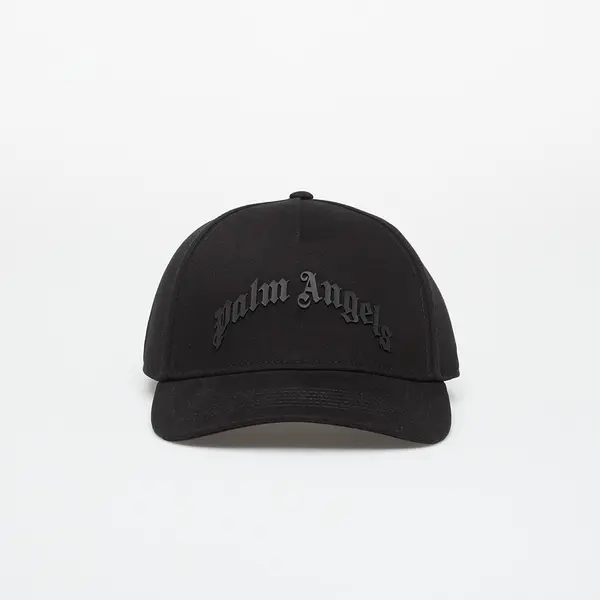 Palm Angels Kapa Palm Angels Curved Logo Tonal Cap Black/ Black Universal