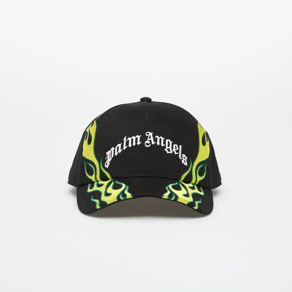 Palm Angels Kapa Palm Angels Flames Curved Logo Cap Black/ Off White Universal