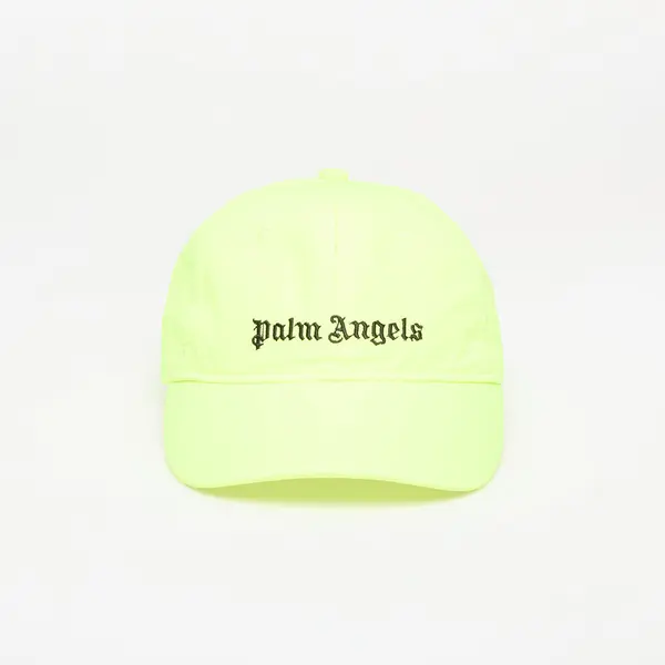 Palm Angels Kids Kapa Palm Angels Kids Logo Baseball Cap Yellow/ Fluo Black II
