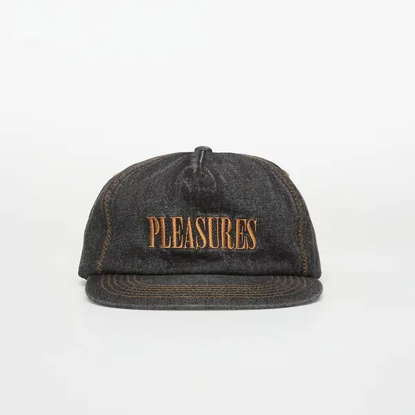 PLEASURES Kapa PLEASURES Zig Zag Denim Cap Black Universal