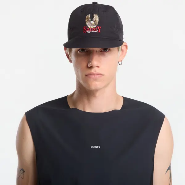 Satisfy Kapa Satisfy FliteSilk 5 Panel Pinch Cap Matte Black/ Eagle Universal