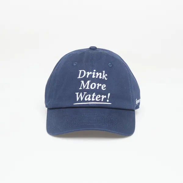 Sporty & Rich Kapa Sporty & Rich Drink More Water Hat Light Navy Universal