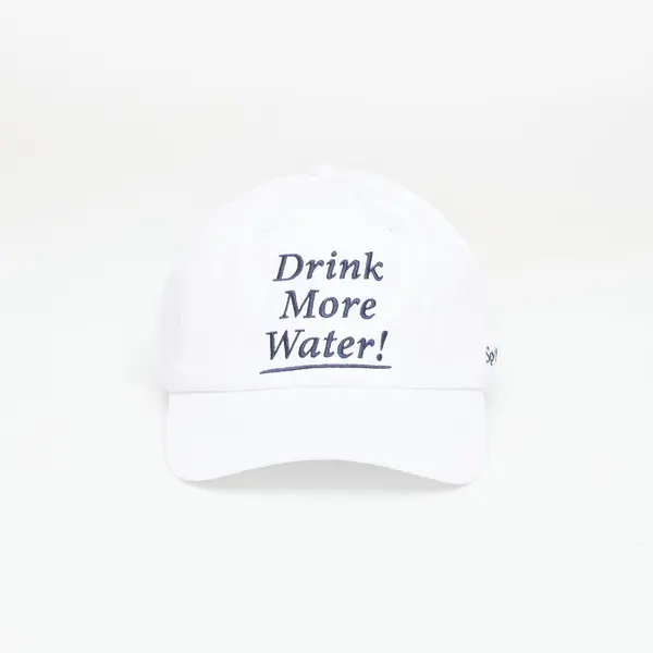 Sporty & Rich Kapa Sporty & Rich Drink More Water Hat White Universal