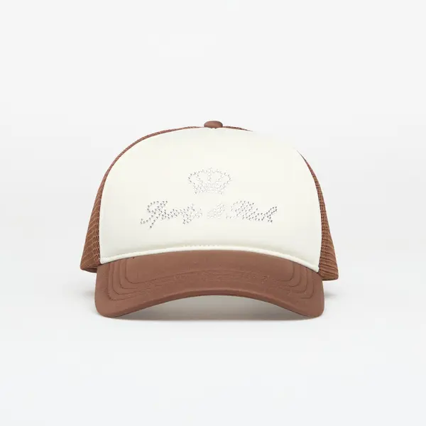 Sporty & Rich Kapa Sporty & Rich Juicy Crown Trucker Hat White/ Chocolate Universal