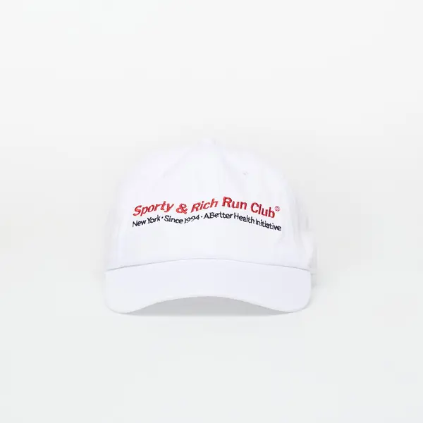 Sporty & Rich Kapa Sporty & Rich Run Club Hat White Universal