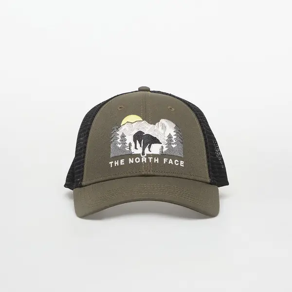 The North Face Kapa The North Face Embroidered Mudder Trucker Cap New Taupe Green/ Bear Graphic Universal