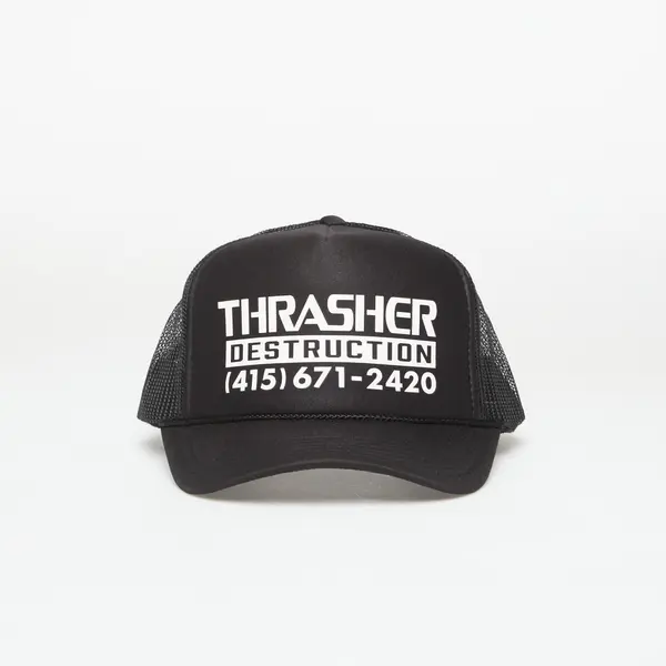 Thrasher Kapa Thrasher Destruction Trucker Black Universal