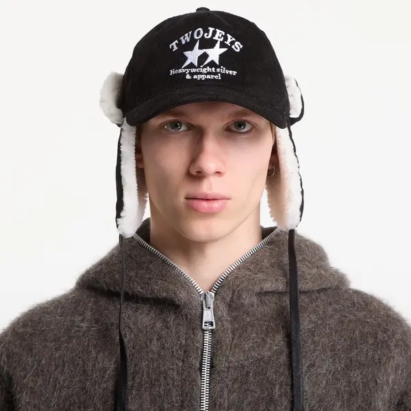TwoJeys Kapa TwoJeys Heavy Silver Black Earflap Black Universal