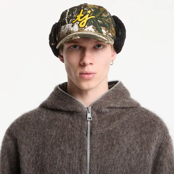TwoJeys Kapa TwoJeys TJ Initials Camo Earflap Green Universal