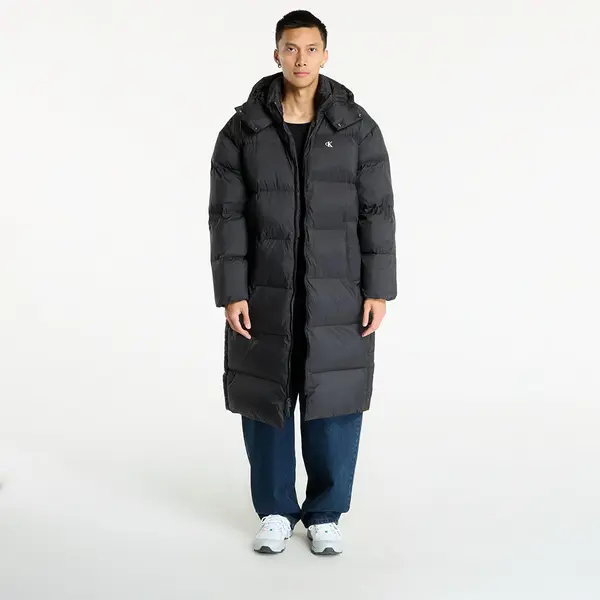 Calvin Klein Kaput Calvin Klein Jeans Ls Long Length Hooded Coat Black XL