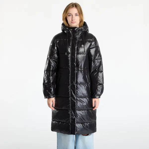 Calvin Klein Kaput Calvin Klein Jeans Shine Long Puffer Coat Black L
