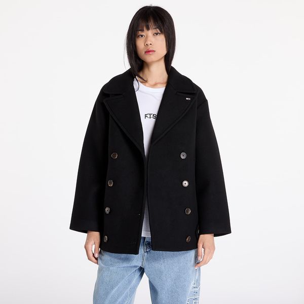 Tommy Hilfiger Kaput Tommy Jeans Wool Peacoat Black XS