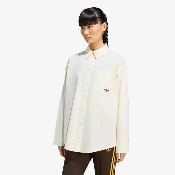 adidas Originals Košulja adidas Badigirl Striped Shirt Cream White S