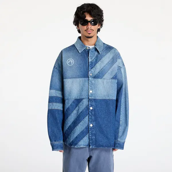 Ambush Košulja Ambush Patchwork Denim Shirt Vintage Blue/ No Color 50
