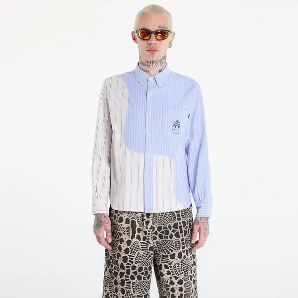 Brain Dead Košulja Brain Dead BBC Organic Panel Oxford Button Up Lb L