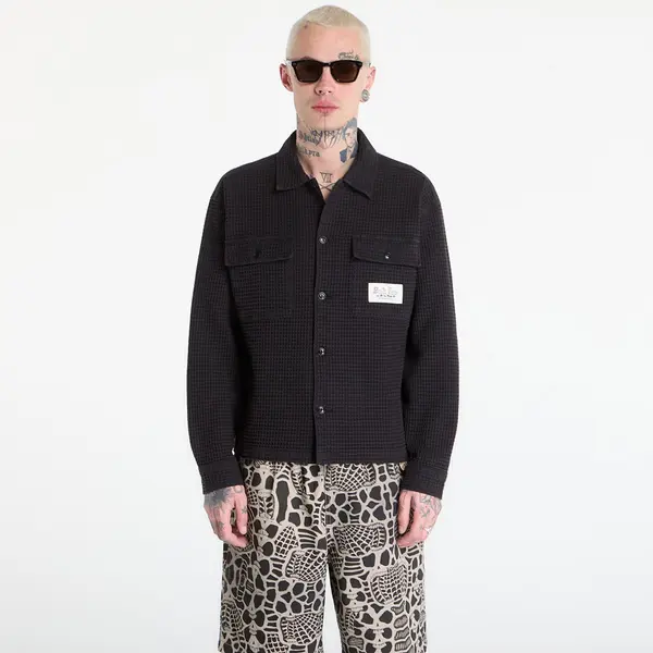 Brain Dead Košulja Brain Dead Waffle Button Front Shirt Black L