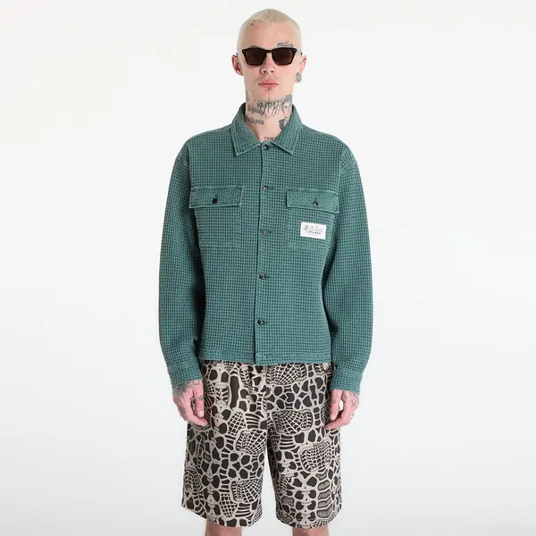 Brain Dead Košulja Brain Dead Waffle Button Front Shirt Pin M