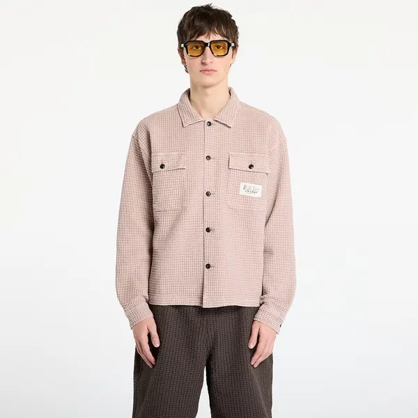 Brain Dead Košulja Brain Dead Waffle Button Front Shirt Sand S