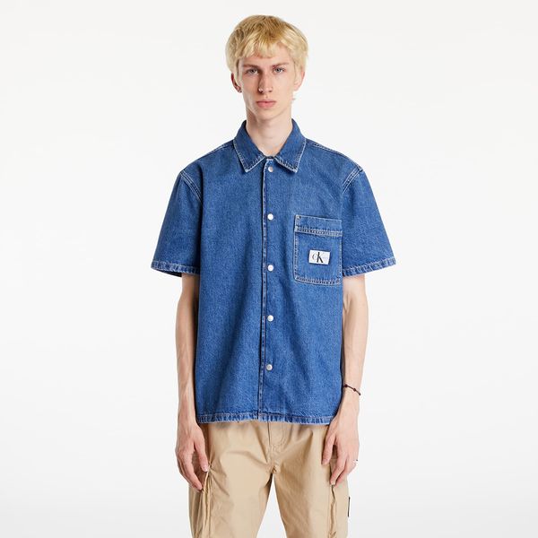 Calvin Klein Košulja Calvin Klein Jeans Camp Denim Shirt Denim Medium S