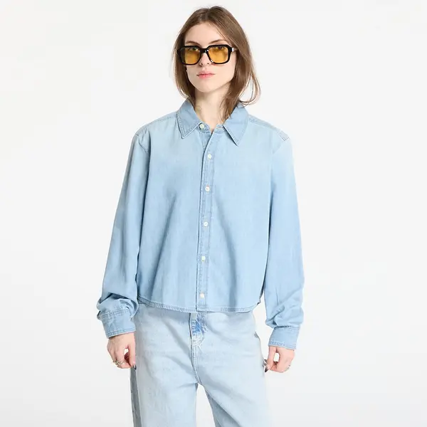 Calvin Klein Košulja Calvin Klein Jeans Cropped Ls Shirt Blue M