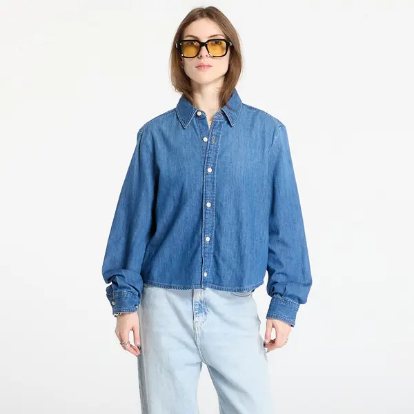 Calvin Klein Košulja Calvin Klein Jeans Cropped Ls Shirt Blue S