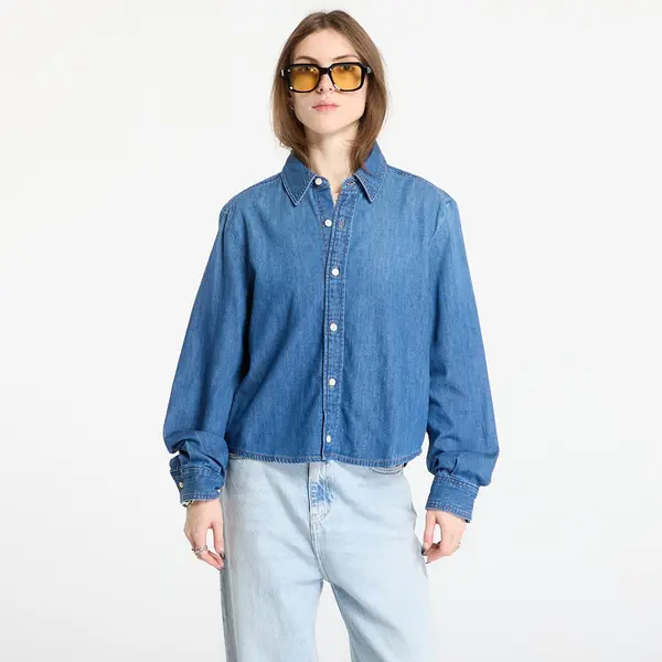 Calvin Klein Košulja Calvin Klein Jeans Cropped Ls Shirt Blue S
