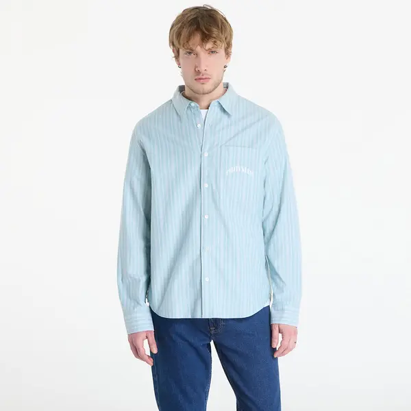 Calvin Klein Košulja Calvin Klein Jeans Ls Yd Stripe Washed Oxford Easy Shirt Wild Green L