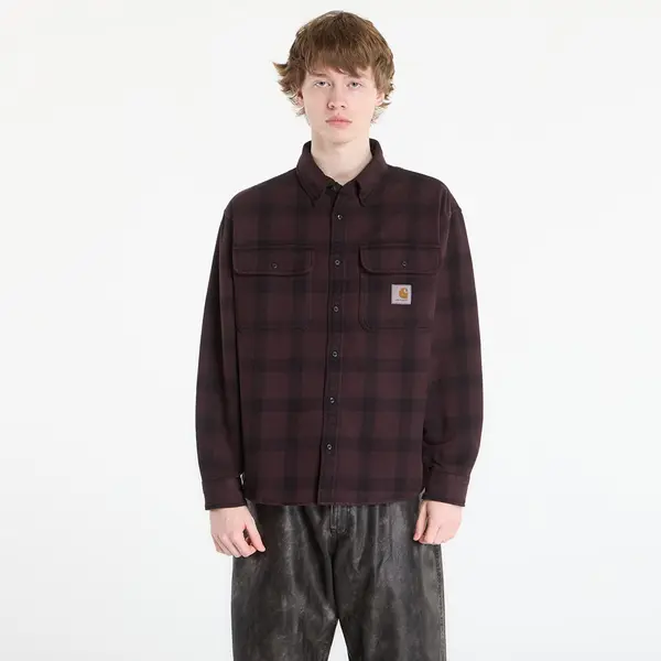 Carhartt WIP Košulja Carhartt WIP L/S Edmands Shirt UNISEX Edmands Check/ Natural/ Palisander S