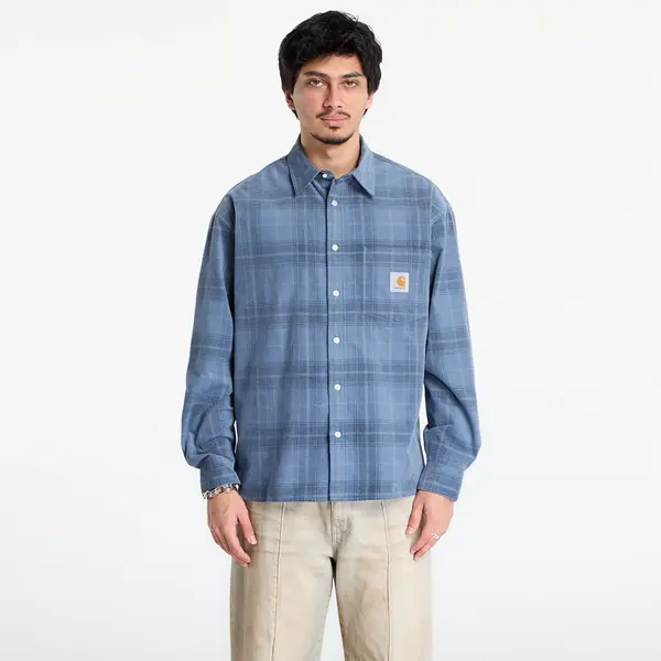 Carhartt WIP Košulja Carhartt WIP L/S Wilber Shirt UNISEX Wilber Check/ Velvet Blue M