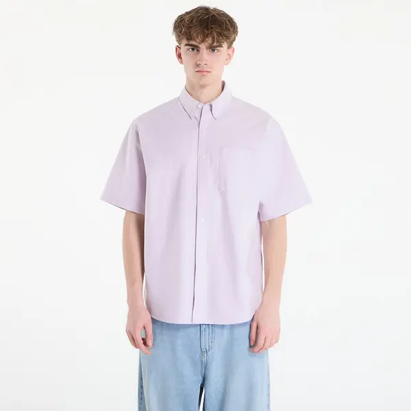 Carhartt WIP Košulja Carhartt WIP S/S Braxton Shirt UNISEX Gentle Purple/ Wax S