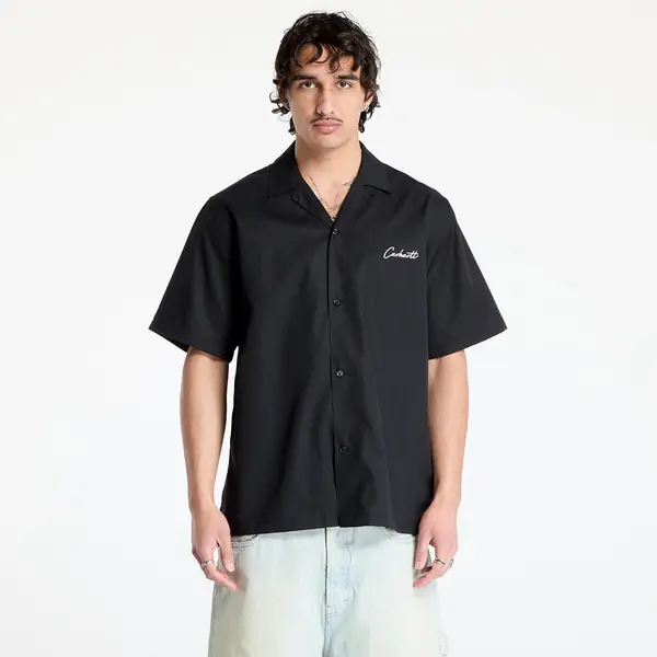 Carhartt WIP Košulja Carhartt WIP S/S Delray Shirt UNISEX Black/ White XS