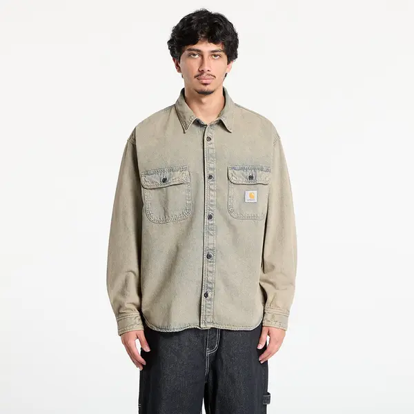 Carhartt WIP Košulja Carhartt WIP Tigan Shirt Jacket UNISEX Blue/ Leather Garment Dyed M