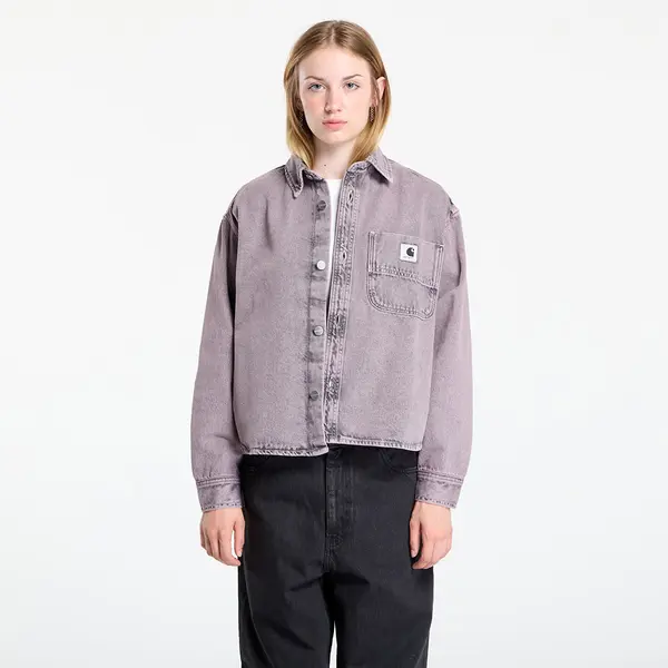 Carhartt WIP Košulja Carhartt WIP W' Georgia Shirt Jacket Black/ Hortensia Garment Dyed S