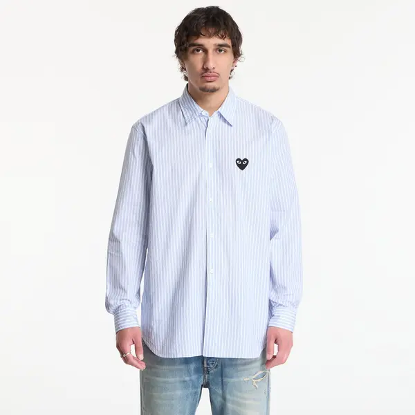 Comme des Garçons PLAY Košulja Comme des Garçons PLAY Shirt Black Emblem Woven UNISEX Blue L