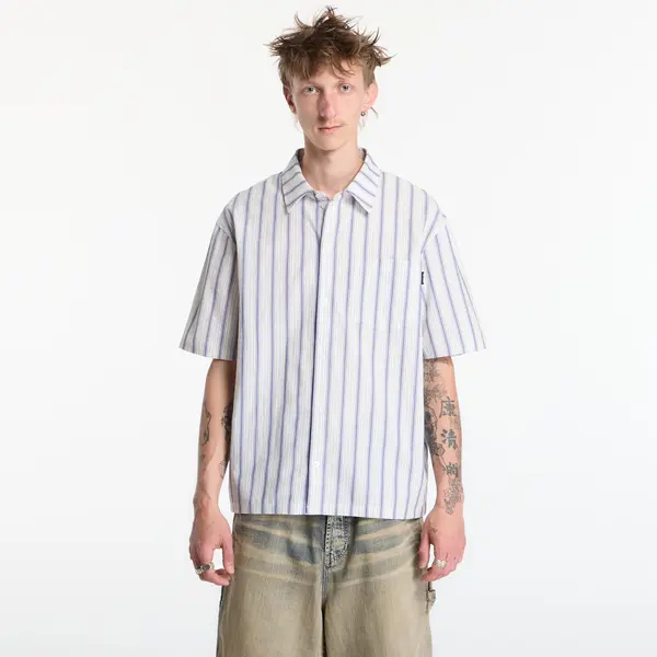 Daily Paper Košulja Daily Paper Dp Blocked Ss Shirt Blue Wing Teal L