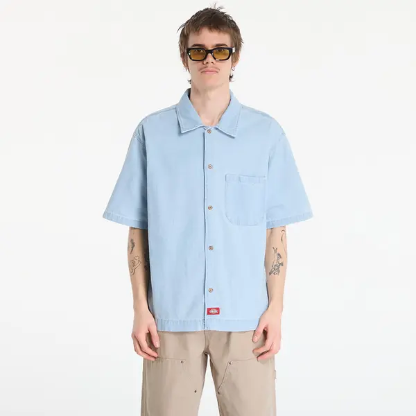 Dickies Košulja Dickies Denim Shirt Ss Fog Blue S
