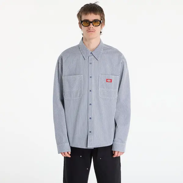 Dickies Košulja Dickies Hickory Work Shirt Ls Retro Indigo L