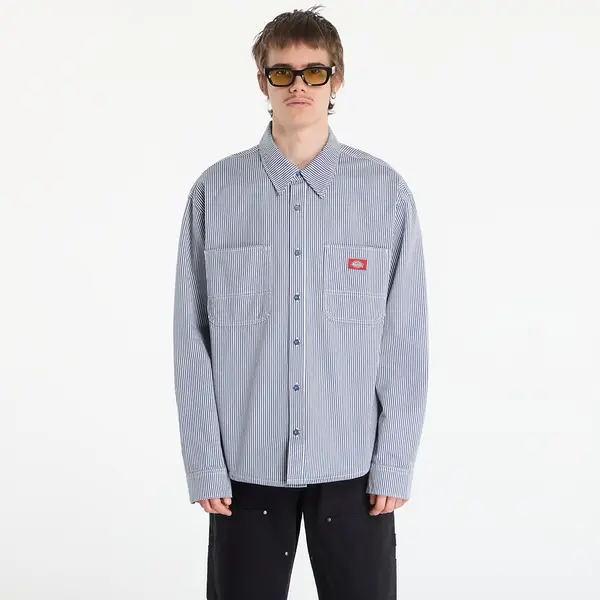 Dickies Košulja Dickies Hickory Work Shirt Ls Retro Indigo L