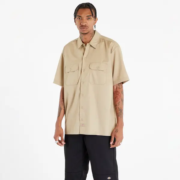 Dickies Košulja Dickies Work Shirt Ss Rec Khaki S