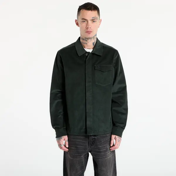 FRED PERRY Košulja FRED PERRY Corduroy Overshirt Court Green XL