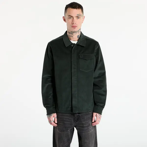 FRED PERRY Košulja FRED PERRY Corduroy Overshirt Court Green XL