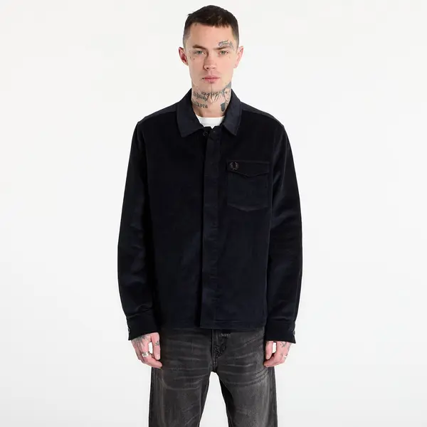 FRED PERRY Košulja FRED PERRY Corduroy Overshirt Navy XL