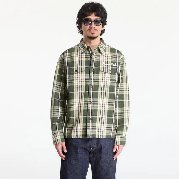 HUMAN MADE Košulja HUMAN MADE Check Shirt UNISEX Green L