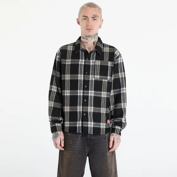 Jordan Košulja Jordan Flight Men's Flannel Shirt Black/ Pale Ivory S