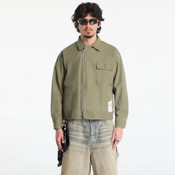 NEIGHBORHOOD Košulja NEIGHBORHOOD Zip Field Shirt Ls Olive Drab M