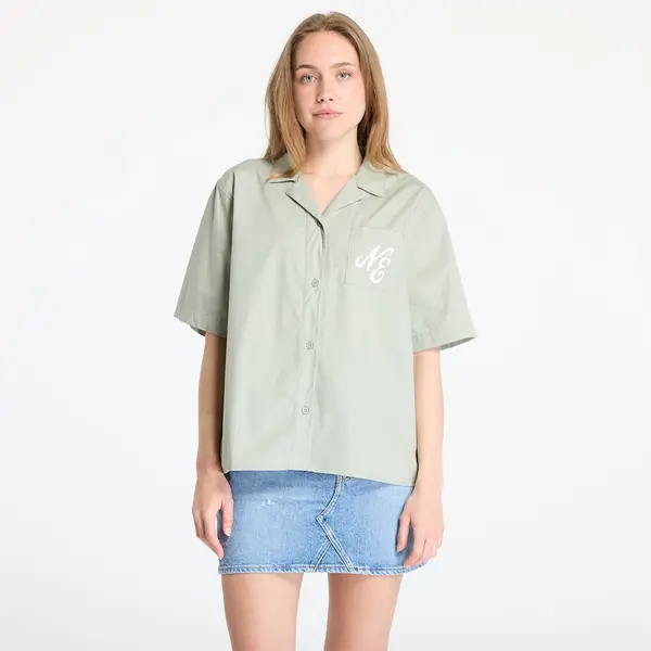 New Era Košulja New Era Revere Shirt Green M