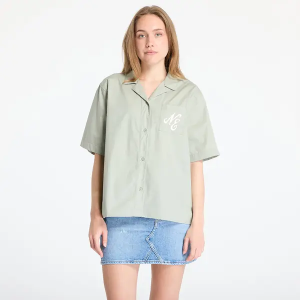 New Era Košulja New Era Revere Shirt Green M