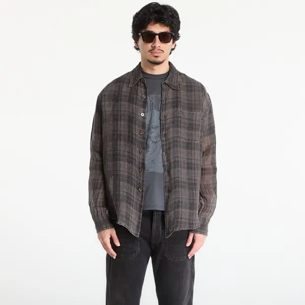Our Legacy Košulja OUR LEGACY Above Shirt Penumbra Check Sheercoat Linen 50